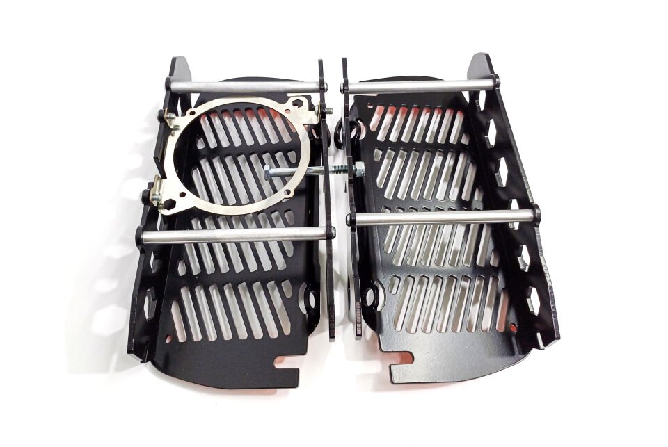 Radyatör Koruma KTM, Husqvarna, Gasgas 2T/4T 2020-2026 Modeller BLACK - Spal Fan Dahil