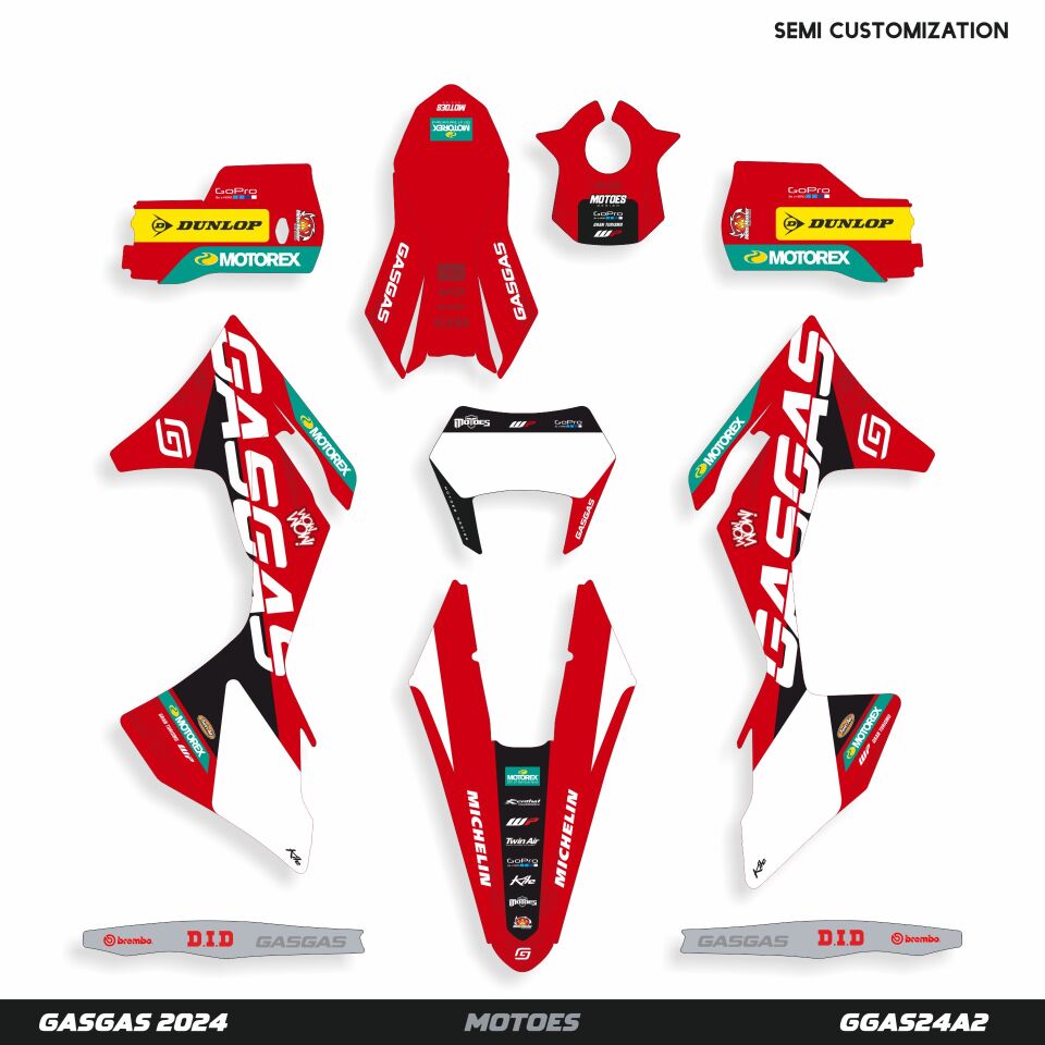 Gasgas Modelleri İçin Grafik Kiti MC 85 2025 - Standart Matte
