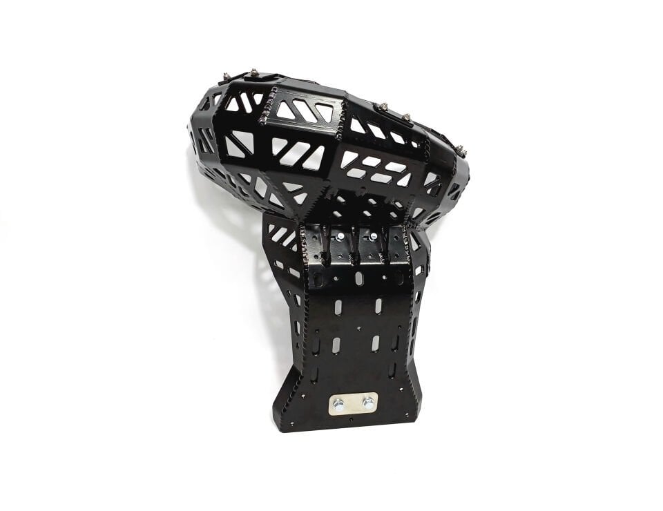 CRASH PLATE WITH PIPE PROTECTOR for KTM 2020-2023 / 250/300 2T