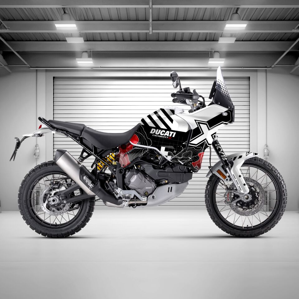 DUCATI DESERT X'E UYGUN GRAFİK KİT Standart - Mat
