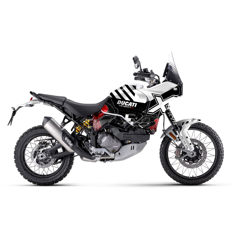 DUCATI DESERT X'E UYGUN GRAFİK KİT Standart - Parlak