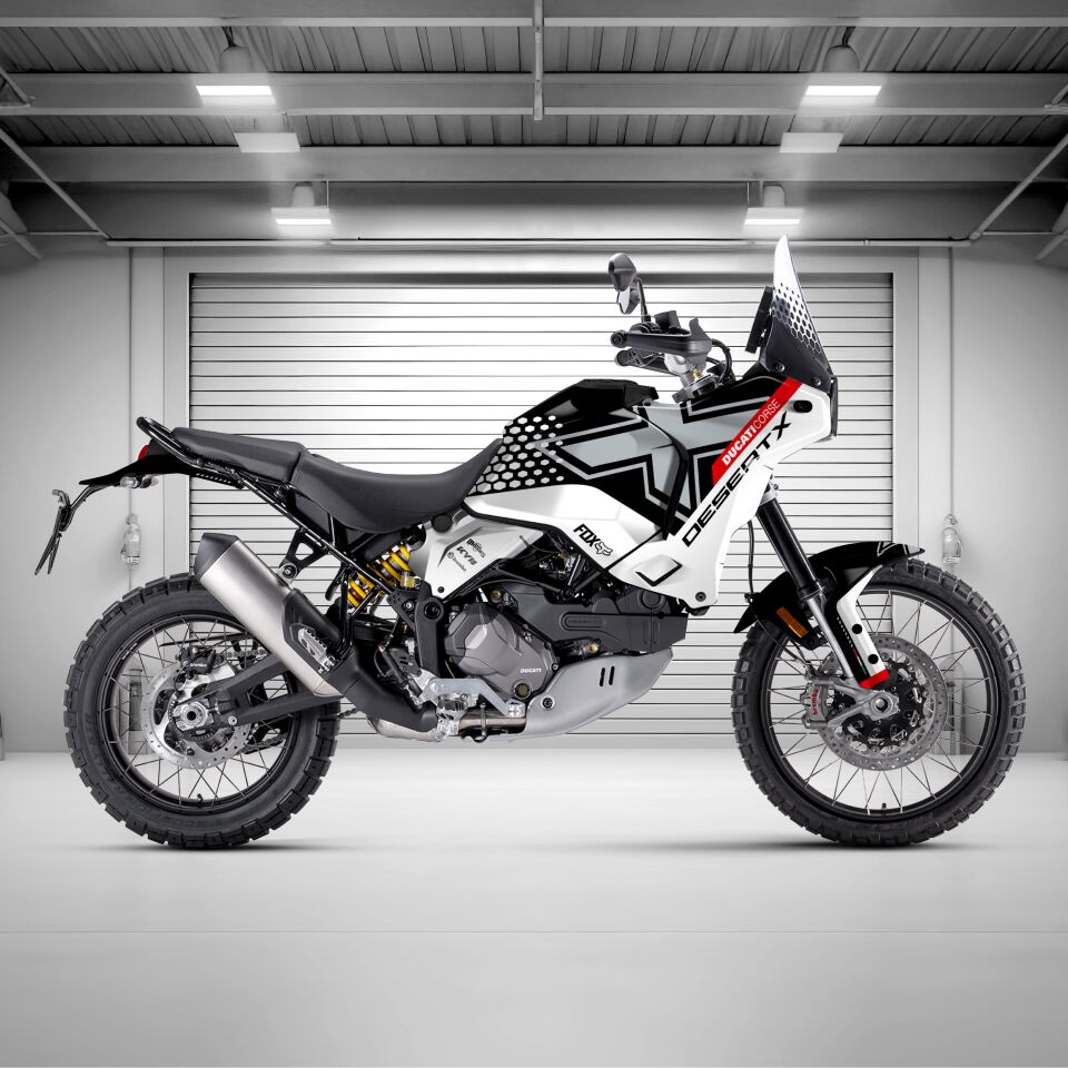 DUCATI DESERT X'E UYGUN GRAFİK KİT Standart - Parlak