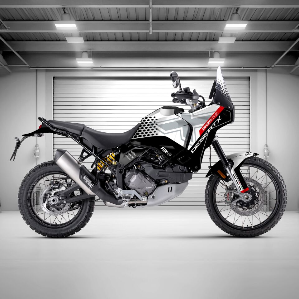 DUCATI DESERT X'E UYGUN GRAFİK KİT Standart - Parlak