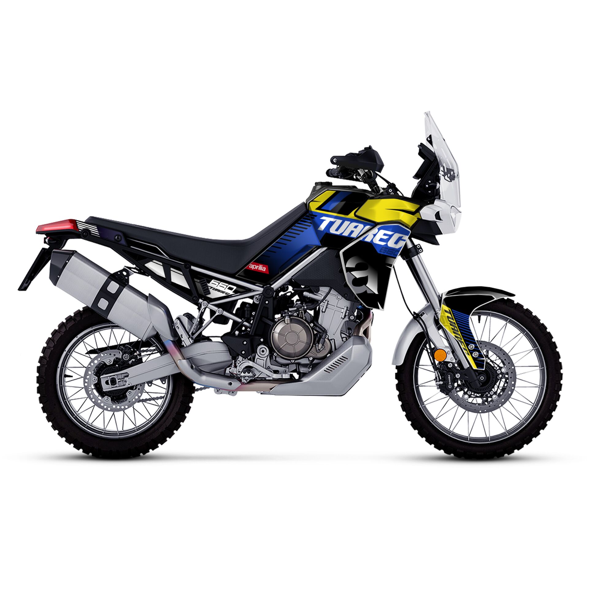 APRILIA TUAREG 660'A UYGUN GRAFİK KİT Standart - Mat