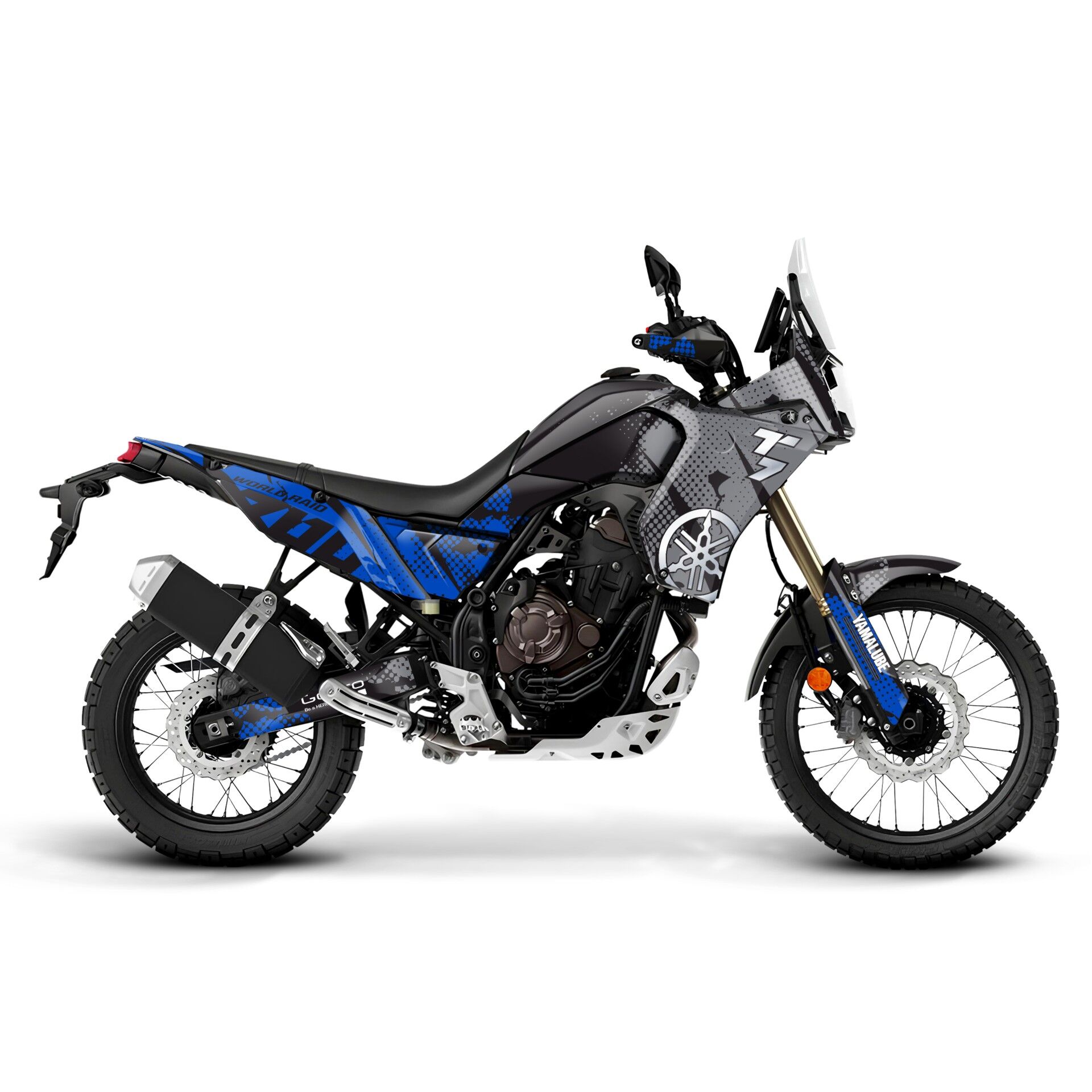 YAMAHA TENERE 700 İÇİN GRAFİK SETİ Tenere 700 World Raid - 2021 - Standart Gloss