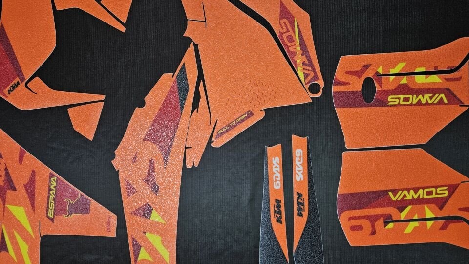 KTM 2024-2025 Model SIX DAYS FROZEN KAPLAMA STICKER SET
