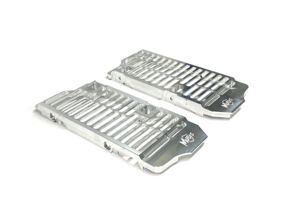 Sherco 2014-2024 Radyatör Koruma CNC İşlenmiş Katı Alüminyum Plaka