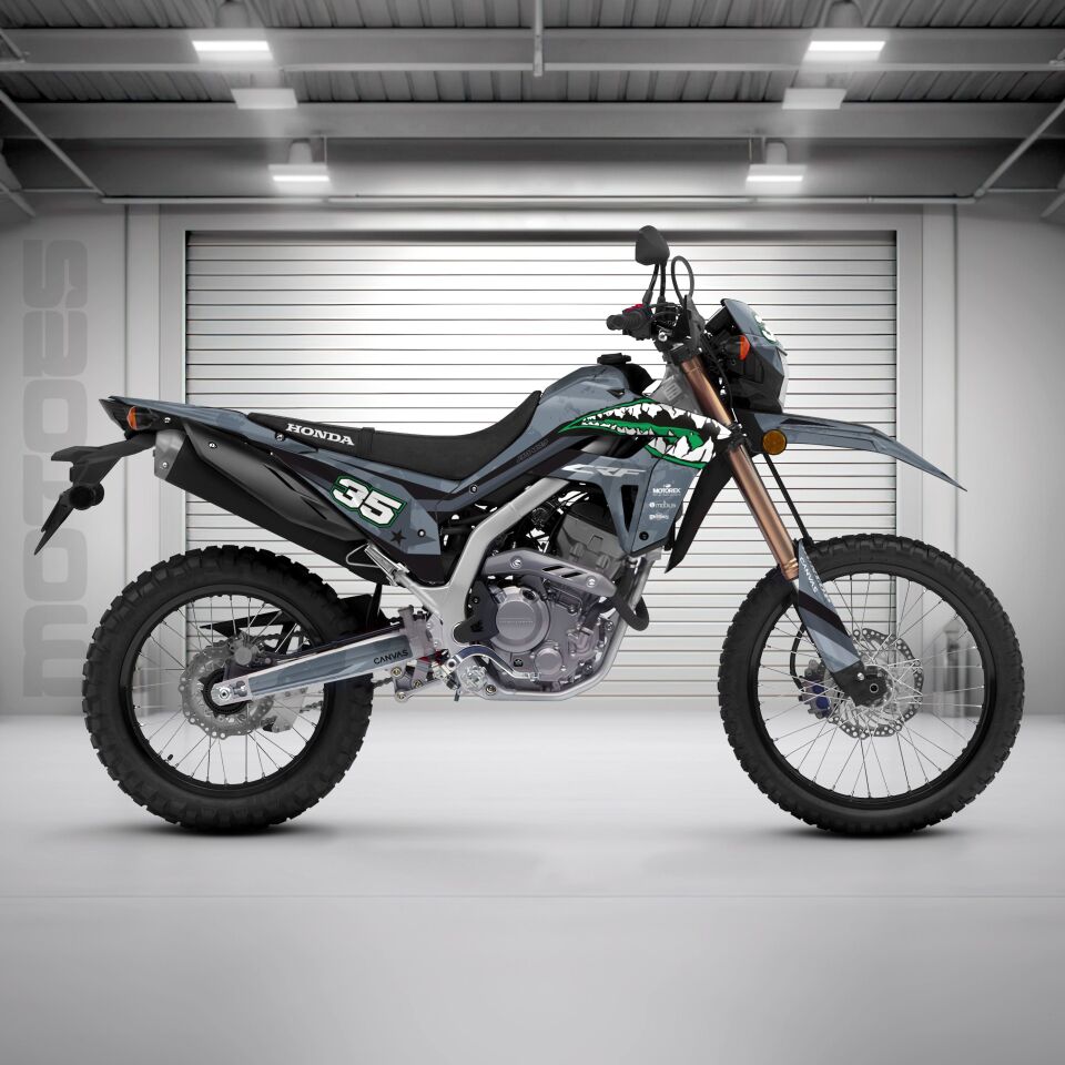 Honda CRF Modelleri için Grafik Seti CRF 250R 2004-2009 - Standart Gloss