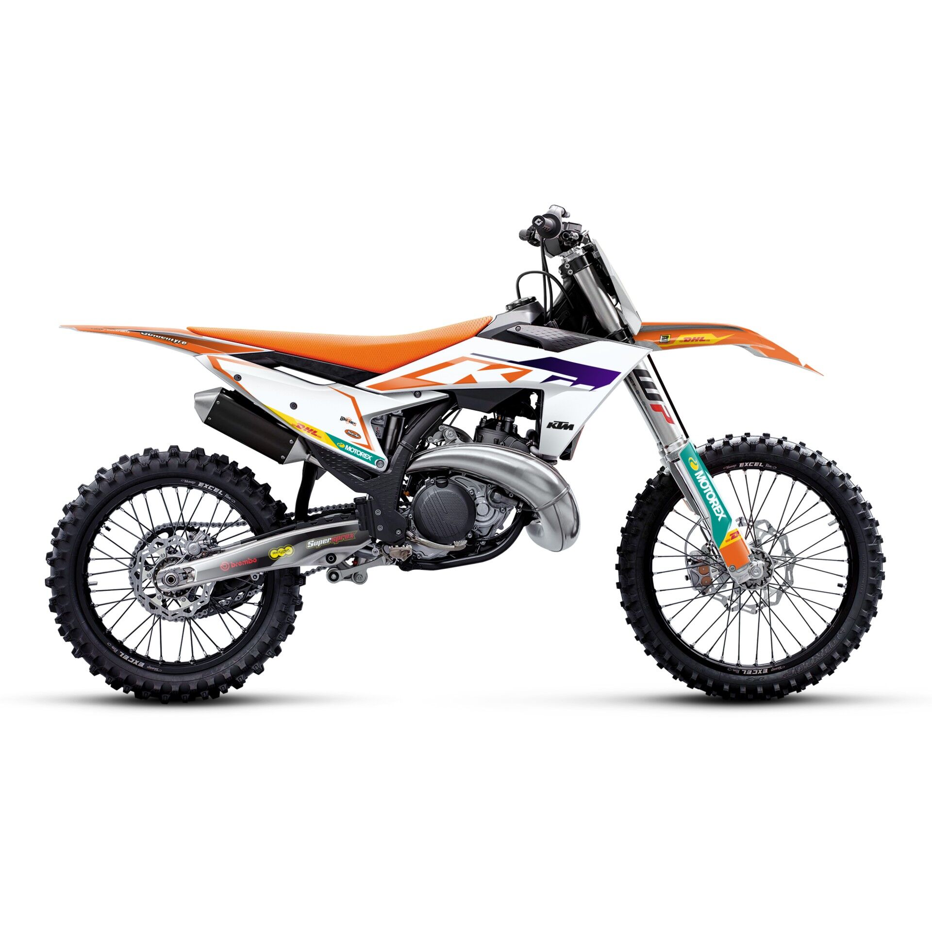 KTM Modelleri için Grafik Kiti SX/SX-F/XC/XC-F 2007-2010 - Standart Parlaklık