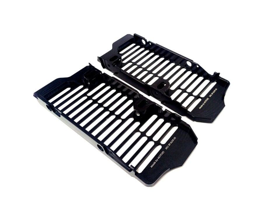 Beta 2020-26 Radiator Guard CNC Machined Solid Aluminum Plate