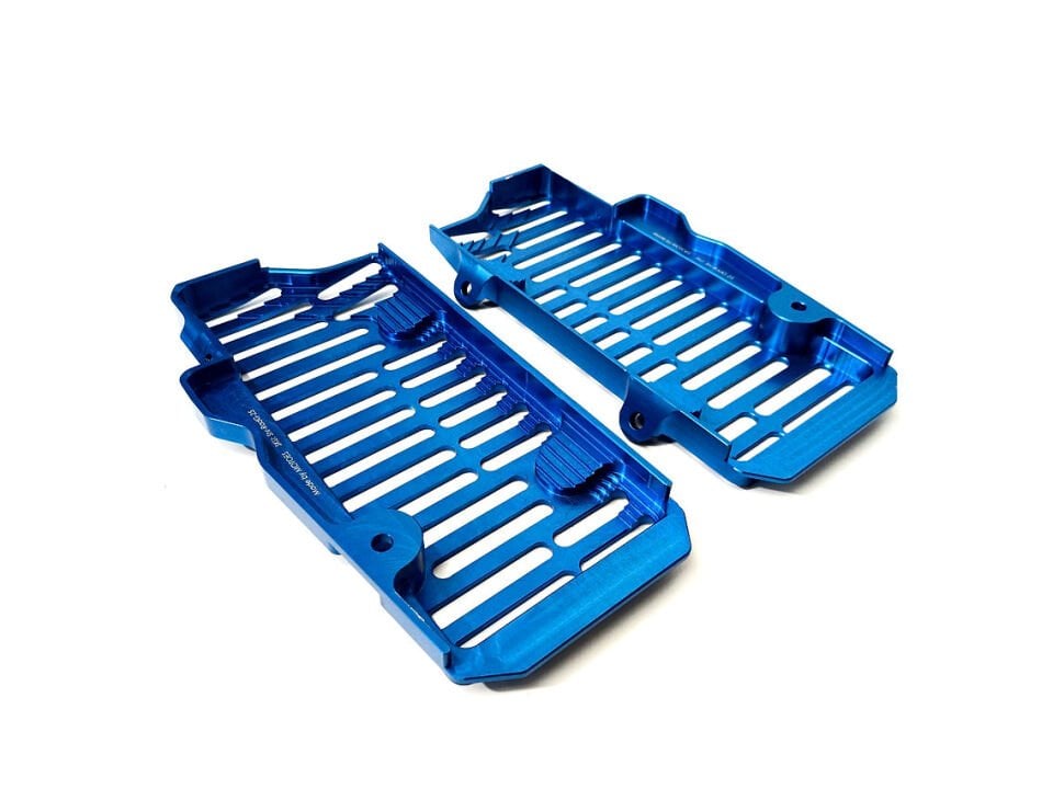 Radiator Guard for Sherco 2025 Models, CNC Machined from Solid Aluminum Sheet.