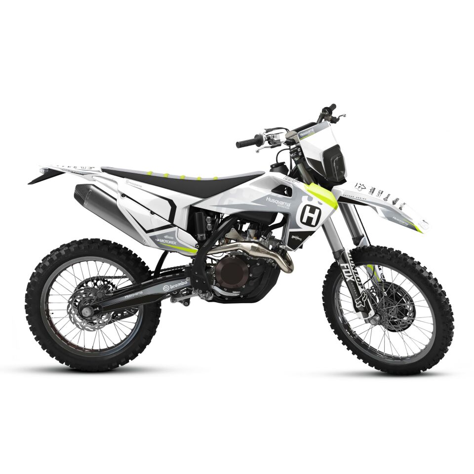 Husqvarna Modelleri için Grafik Kiti TC-FC 2025 - Standart Mat - Seçenek 1