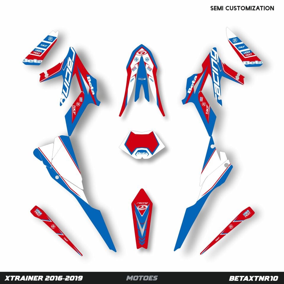 BETA XTRAINER 2015 - 2019 Uyumlu Sticker Seti - Stok Ürün
