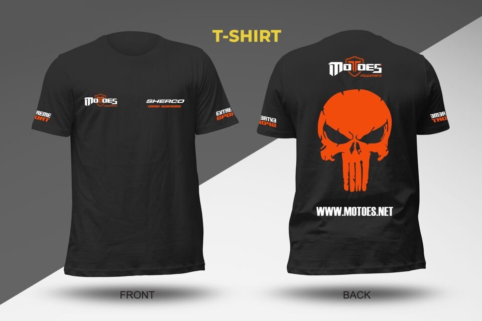 MOTOES T-SHIRT SHERCO X Large - DAKAR - SARI
