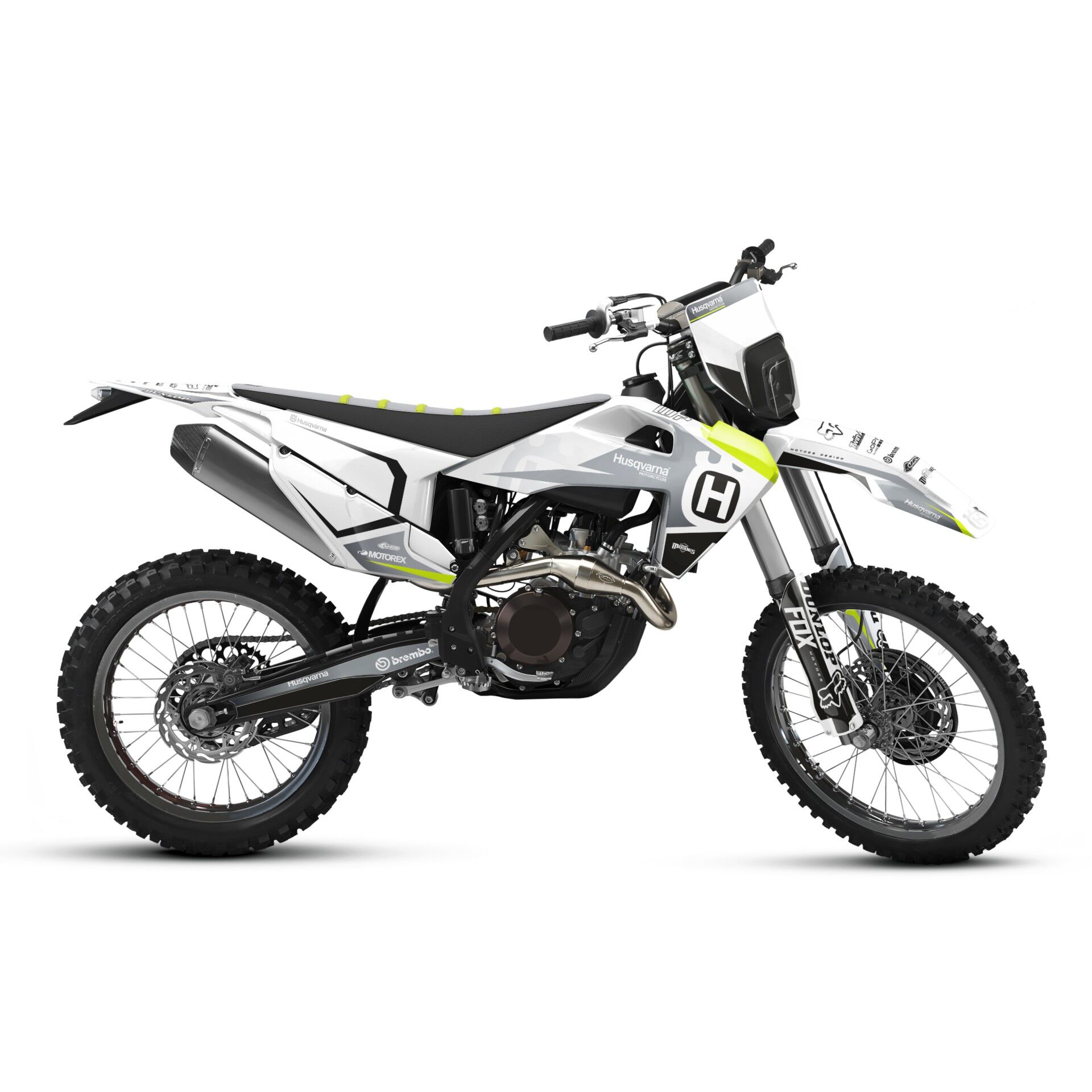 Husqvarna Modelleri için Grafik Kiti TC85 2025 - Standart Parlaklık - Seçenek 1