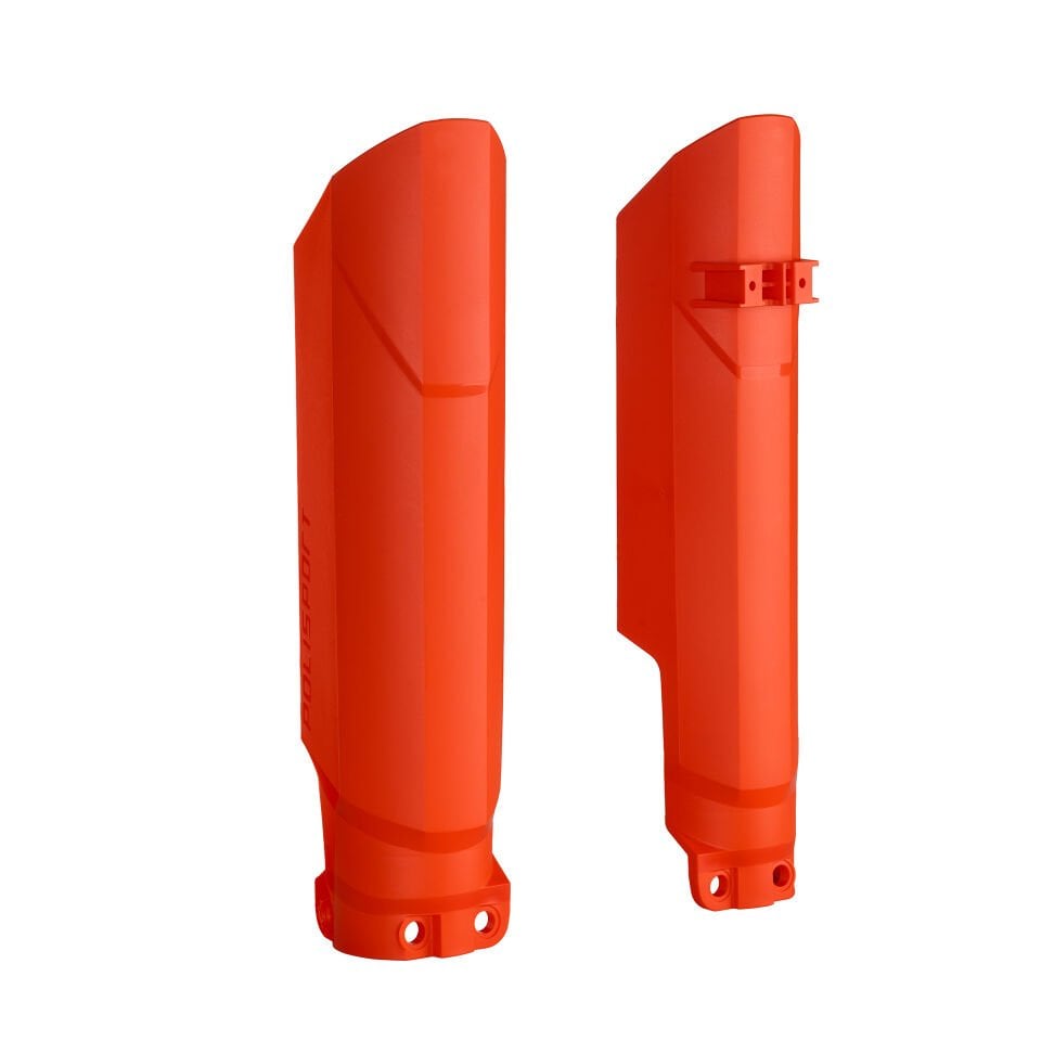 POLISPORT UPPER FORK PROTECTORS ORANGE FOR KTM, GASGAS, SHERCO