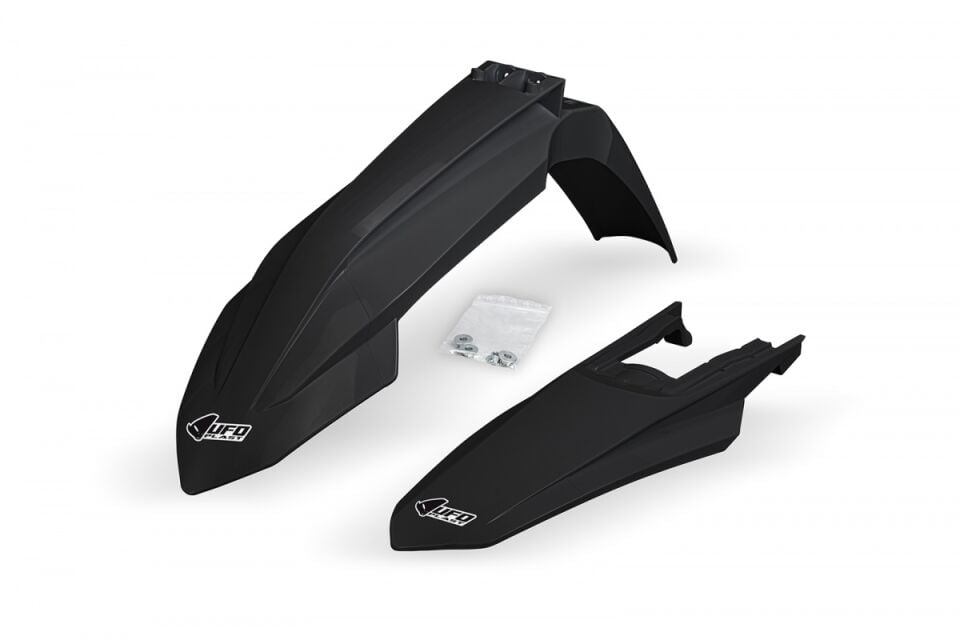 UFO PLAST Fender Set Black for KTM SX - SX-F 2023 - 2025 Models