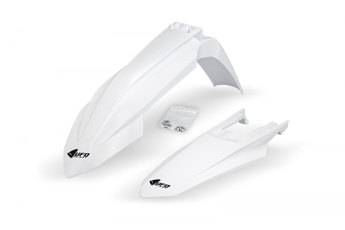 UFO PLAST Çamurluk Seti Beyaz KTM SX - SX-F 2023 - 2025 Modelleri İçin