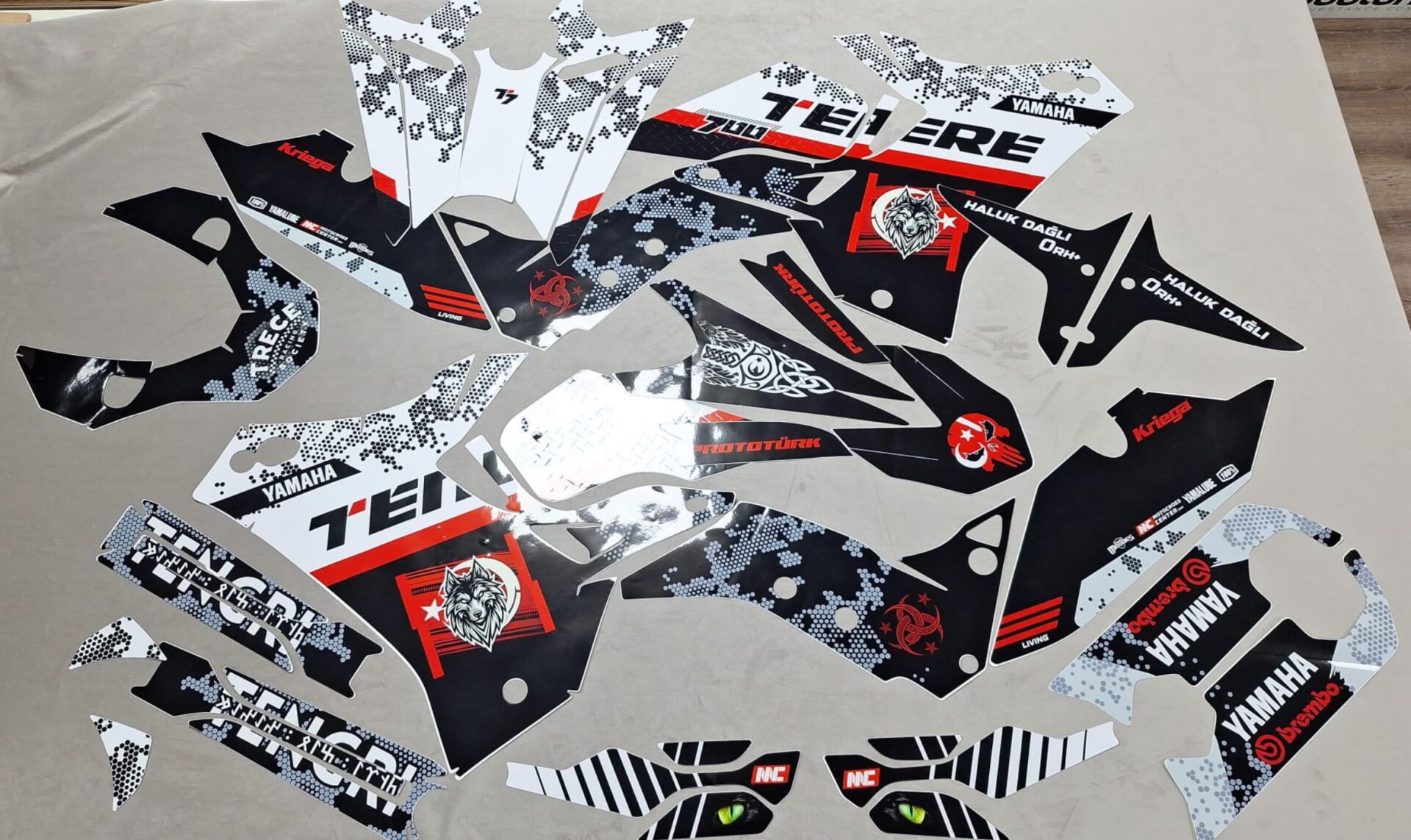 TENERE 700 (2019–2024) Uyumlu Sticker Seti – Outlet