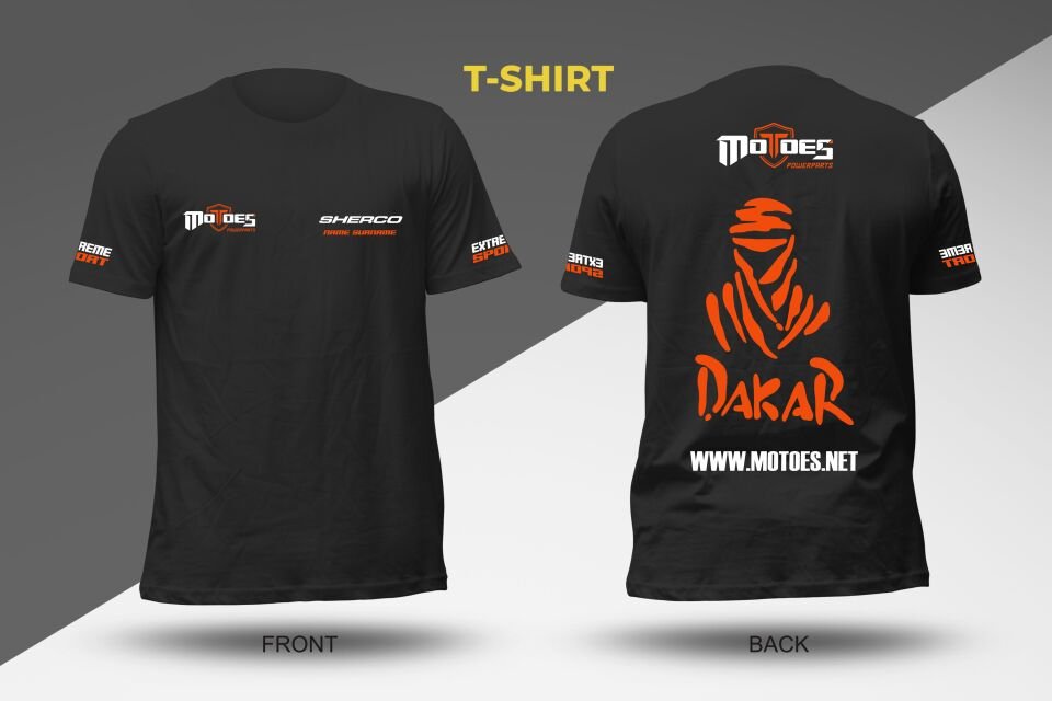 MOTOES T-SHIRT SHERCO Small - KAFATASI - SARI