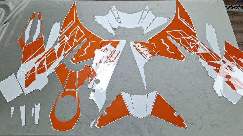KTM RC 250 (2015–2019) Uyumlu Sticker Seti – Outlet
