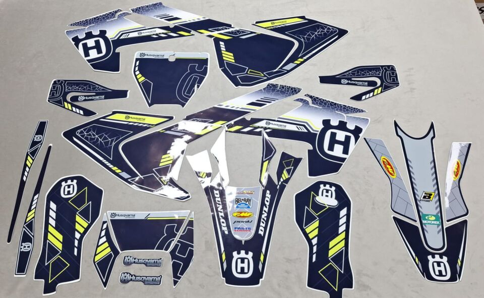 HUSQVARNA (2017–2019) Uyumlu Sticker Seti – Outlet