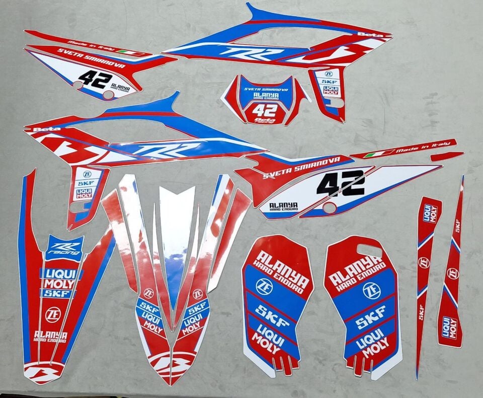 BETA RR (2020–2022) Uyumlu Sticker Seti – Outlet