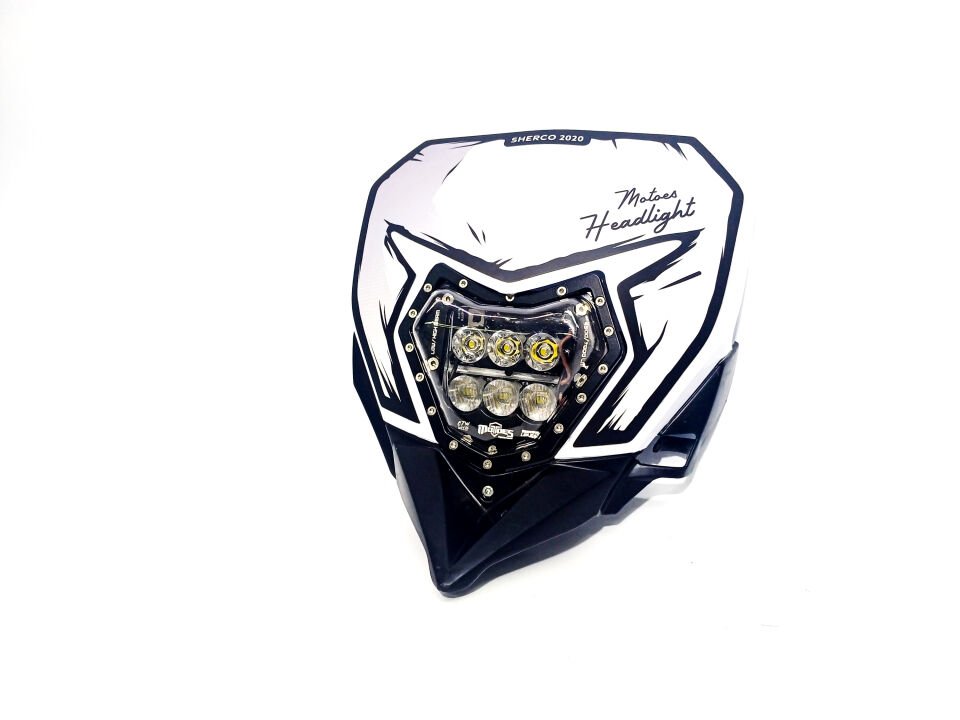 Motoes SHERCO 2012-2025 Yüksek Güçlü Led Far #0000ff:Blue