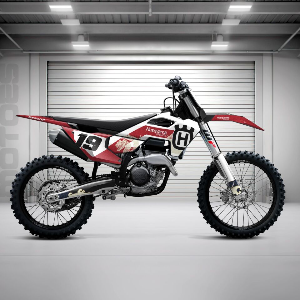 Husqvarna Modelleri için Grafik Kiti - Imperial Flame TC85 2025 - Standart Parlaklık