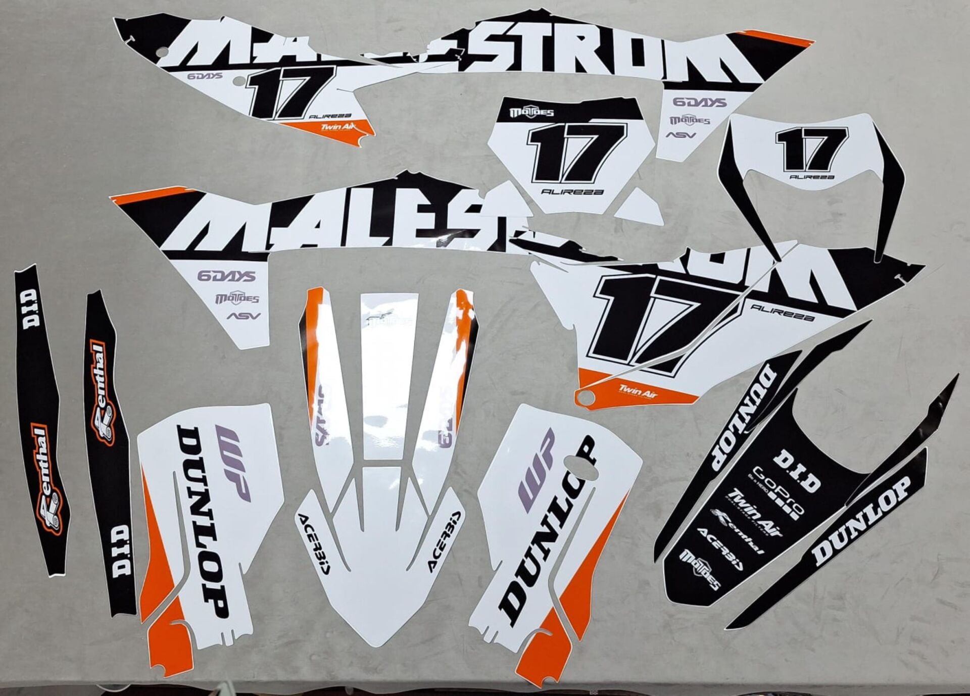 KTM EXC (2024–2025) / SX (2023–2024) Uyumlu Sticker Seti – Outlet