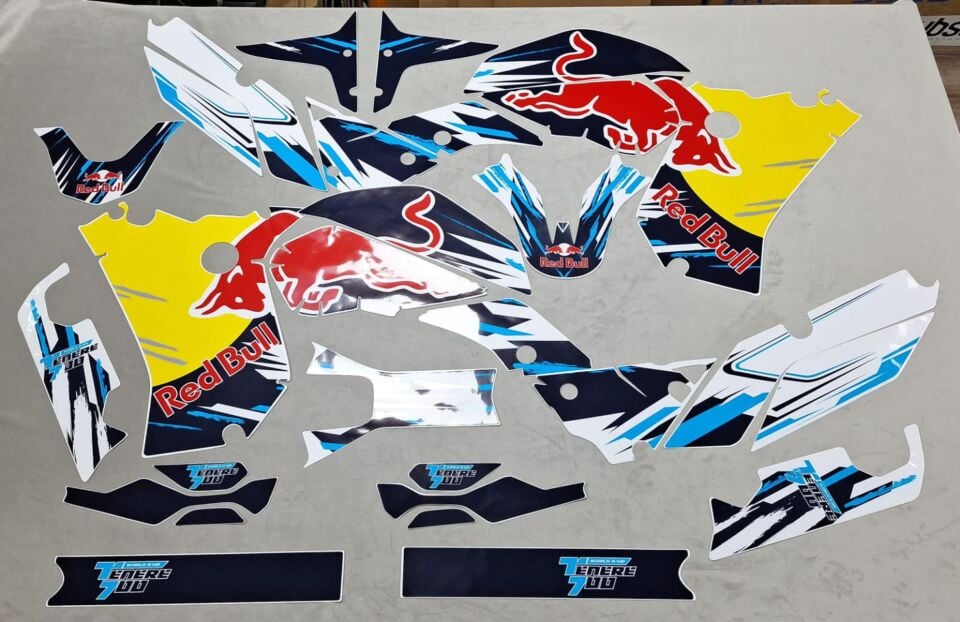 TENERE 700 (2019–2024) Uyumlu Sticker Seti – Outlet