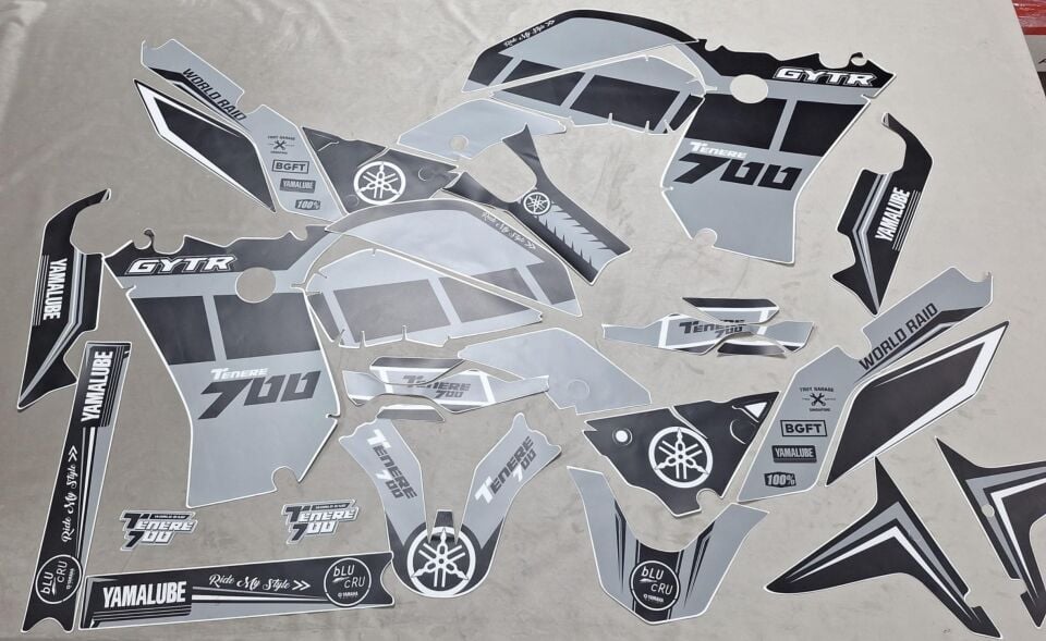 TENERE 700 (2019–2024) Uyumlu Sticker Seti – Outlet